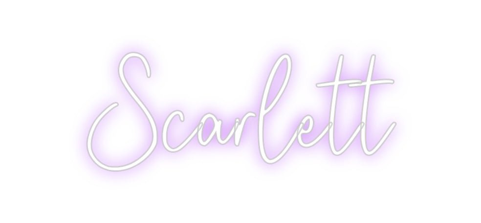 Custom Neon: Scarlett - Neon Filter