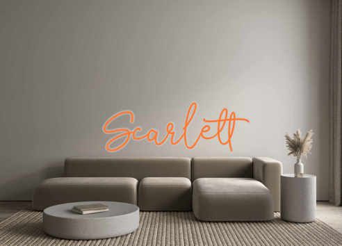 Custom Neon: Scarlett - Neon Filter