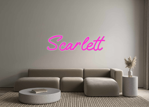 Custom Neon: Scarlett - Neon Filter