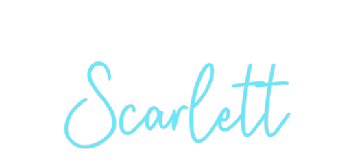 Custom Neon: Scarlett - Neon Filter