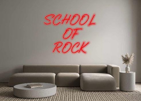 Custom Neon: SCHOOL OF R... - Neon Filter