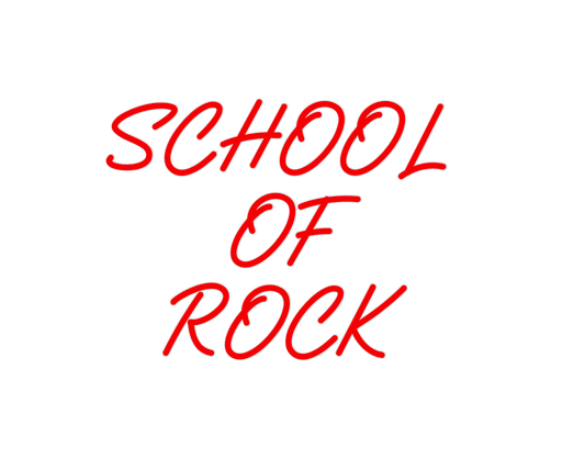 Custom Neon: SCHOOL OF ROCK - Neon Filter