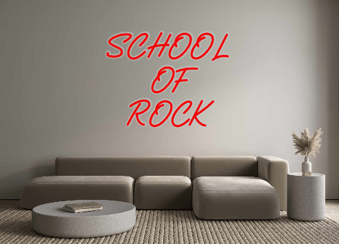 Custom Neon: SCHOOL OF ROCK - Neon Filter