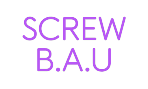 Custom Neon: SCREW B.A.U - Neon Filter