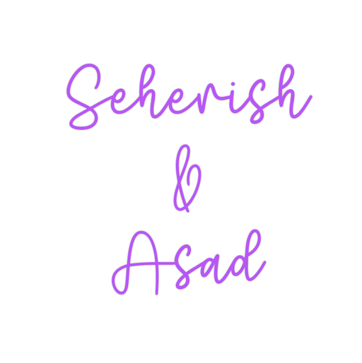 Custom Neon: Seherish & ... - Neon Filter