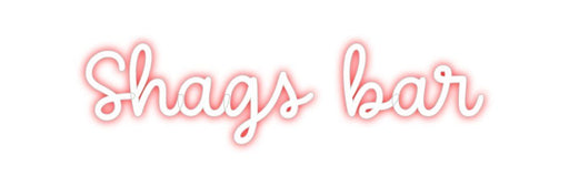 Custom Neon: Shags bar - Neon Filter