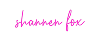 Custom Neon: shannen fox - Neon Filter