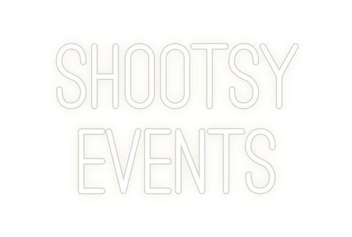 Custom Neon: SHOOTSY EVENTS - Neon Filter