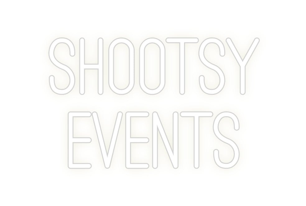 Custom Neon: SHOOTSY EVENTS - Neon Filter