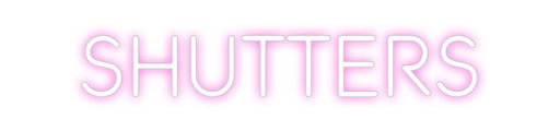 Custom Neon: Shutters - Neon Filter