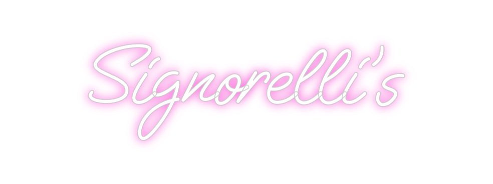 Custom Neon: Signorelli’s - Neon Filter