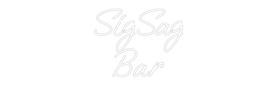 Custom Neon: SigSag Bar - Neon Filter