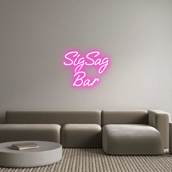 Custom Neon: SigSag Bar - Neon Filter