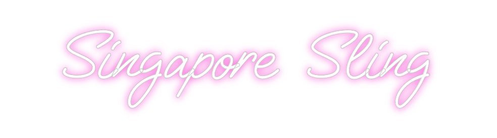 Custom Neon: Singapore Sling - Neon Filter