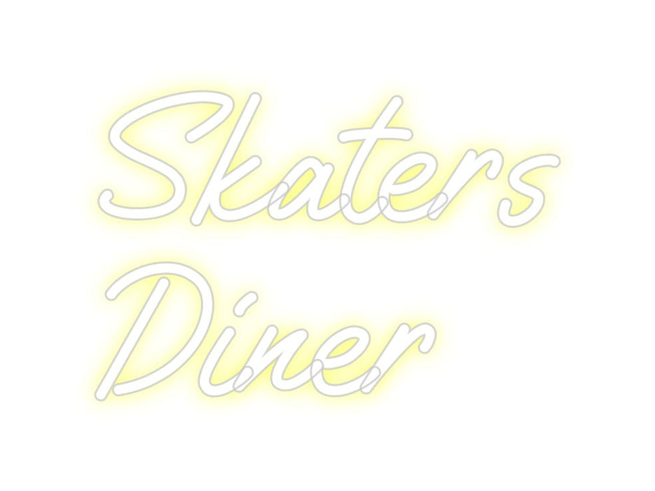 Custom Neon: Skaters Diner - Neon Filter