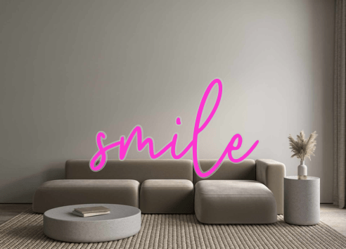 Custom Neon: smile - Neon Filter