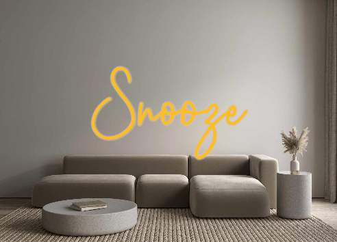 Custom Neon: Snooze - Neon Filter