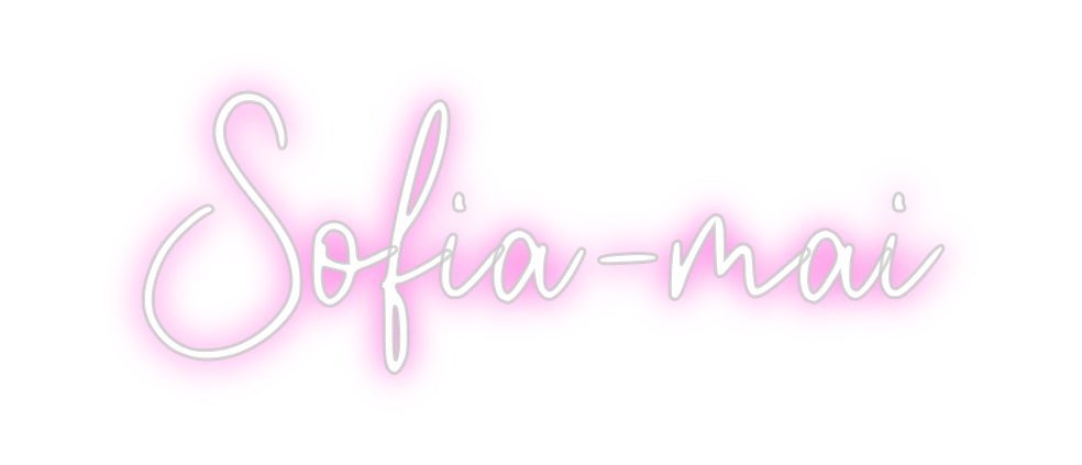 Custom Neon: Sofia - mai - Neon Filter