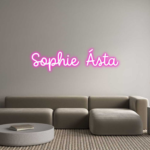 Custom Neon: Sophie Ásta - Neon Filter