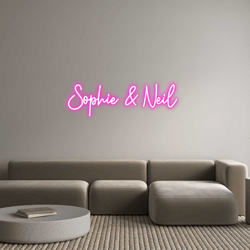 Custom Neon: Sophie & Neil - Neon Filter