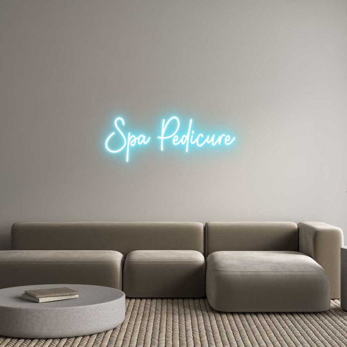 Custom Neon: Spa Pedicure - Neon Filter