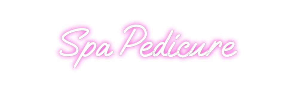 Custom Neon: Spa Pedicure - Neon Filter