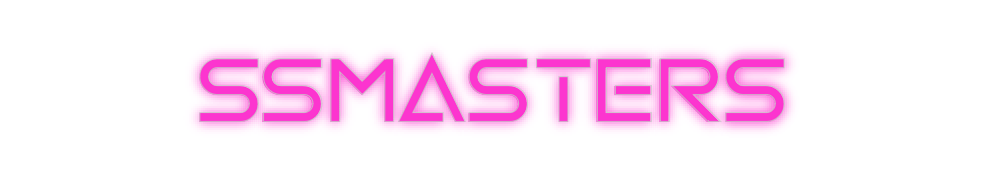 Custom Neon: SSMASTERS - Neon Filter