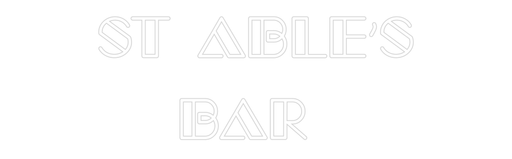 Custom Neon: St Able’s Bar - Neon Filter