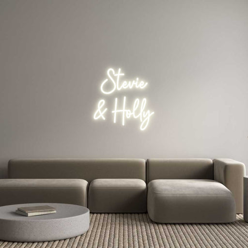 Custom Neon: Stevie & Holly - Neon Filter