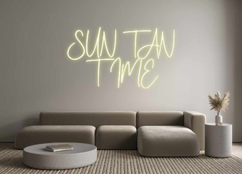 Custom Neon: SUN TAN TIME - Neon Filter