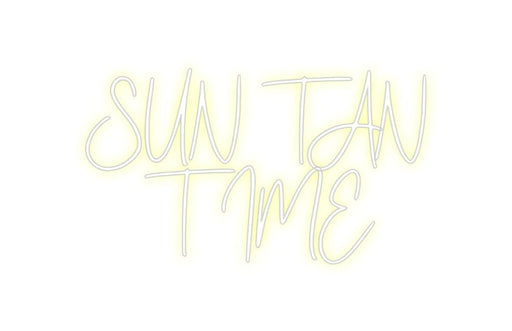 Custom Neon: SUN TAN TIME - Neon Filter