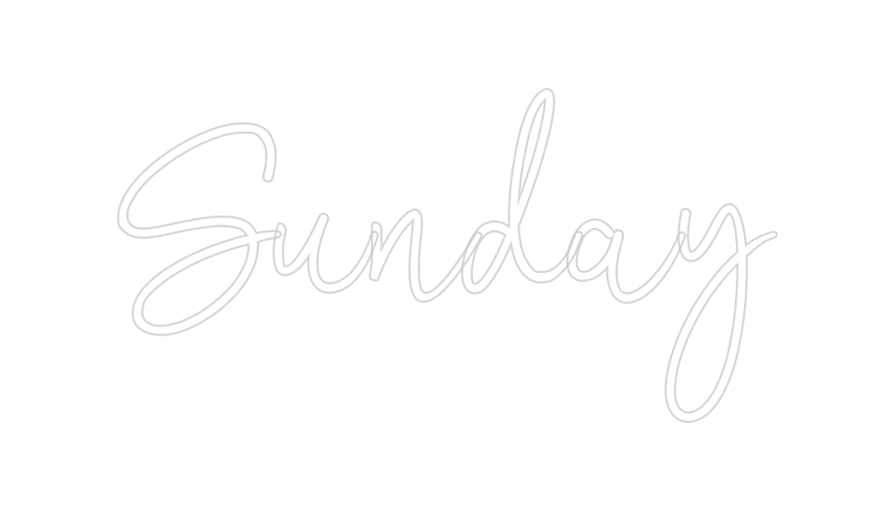 Custom Neon: Sunday - Neon Filter