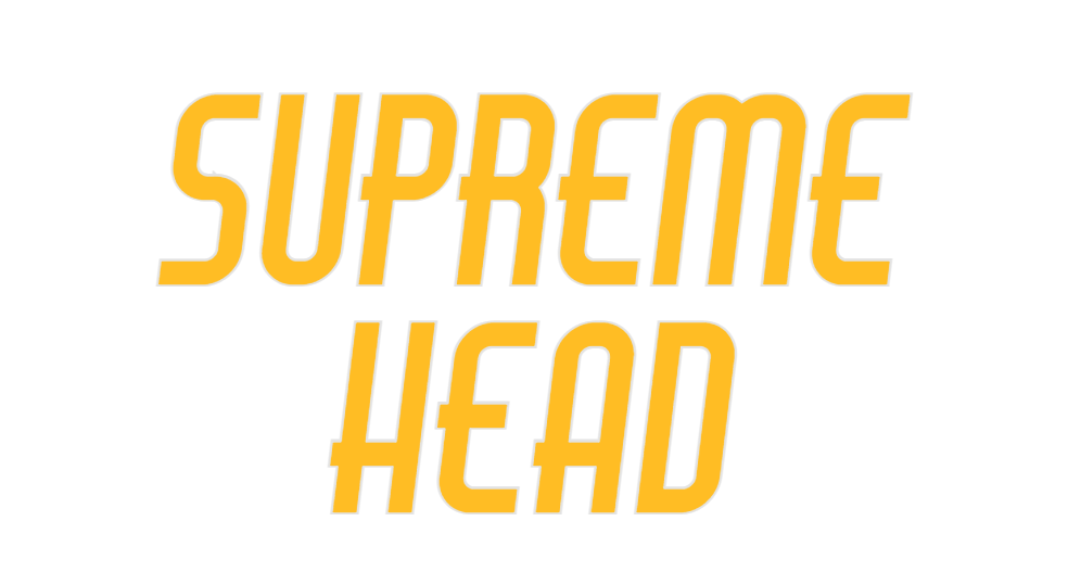 Custom Neon: SUPREME HEAD - Neon Filter