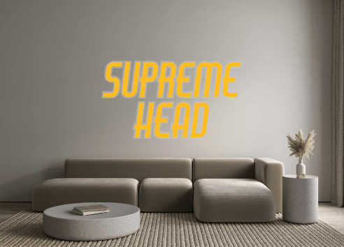 Custom Neon: SUPREME HEAD - Neon Filter