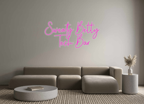 Custom Neon: Sweaty Betty ... - Neon Filter