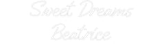 Custom Neon: Sweet Dreams ... - Neon Filter