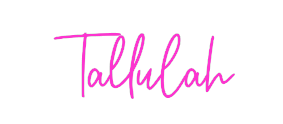 Custom Neon: Tallulah ... - Neon Filter