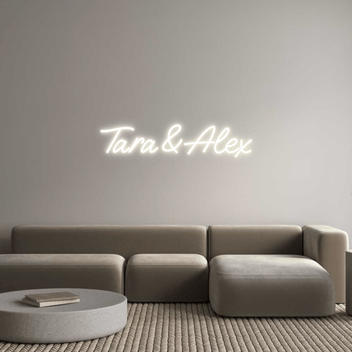 Custom Neon: Tara & Alex - Neon Filter