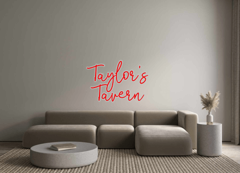 Custom Neon: Taylor’s Tav... - Neon Filter