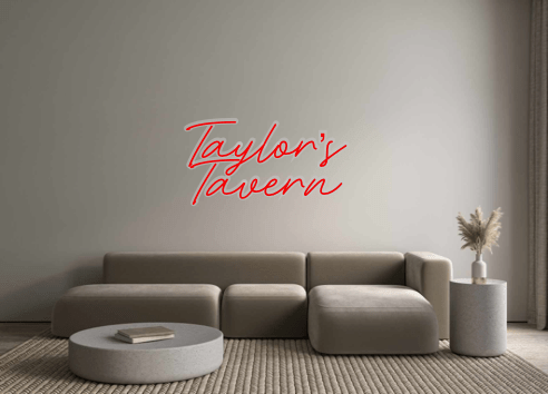 Custom Neon: Taylor’s Tav... - Neon Filter