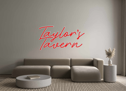 Custom Neon: Taylor’s Tave... - Neon Filter