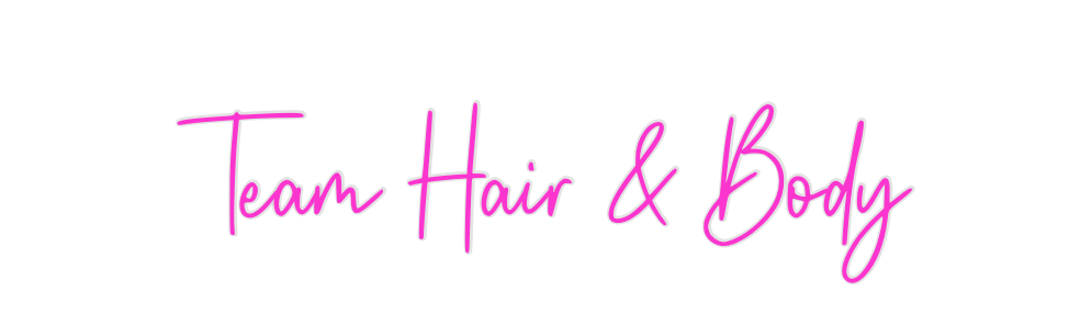 Custom Neon: Team Hair & B... - Neon Filter