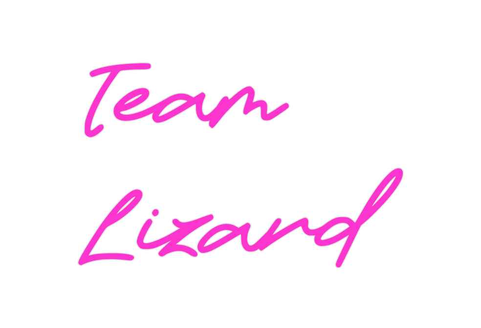 Custom Neon: Team Lizard - Neon Filter