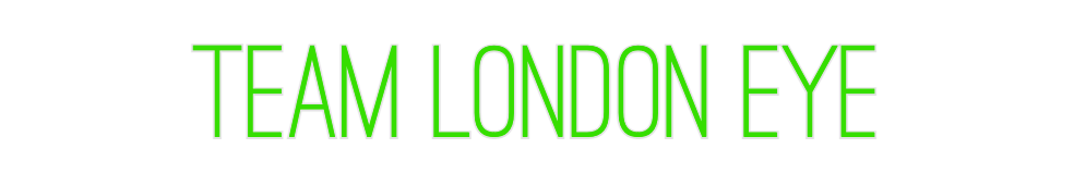 Custom Neon: Team London Eye - Neon Filter