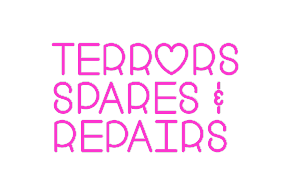 Custom Neon: TERRORS SPARE... - Neon Filter