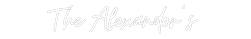 Custom Neon: The Alexander... - Neon Filter