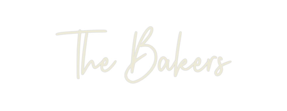 Custom Neon: The Bakers - Neon Filter