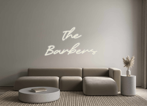 Custom Neon: The Barbers - Neon Filter