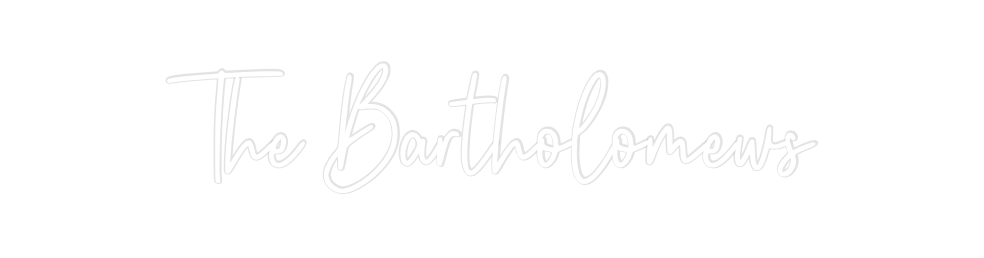 Custom Neon: The Bartholom... - Neon Filter