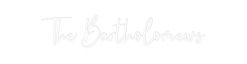 Custom Neon: The Bartholom... - Neon Filter